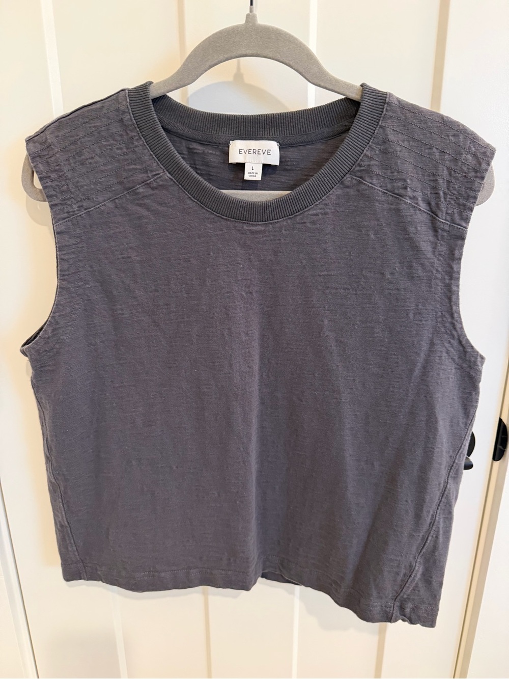 Evereve Slate Gray Sleeveless Tank Top